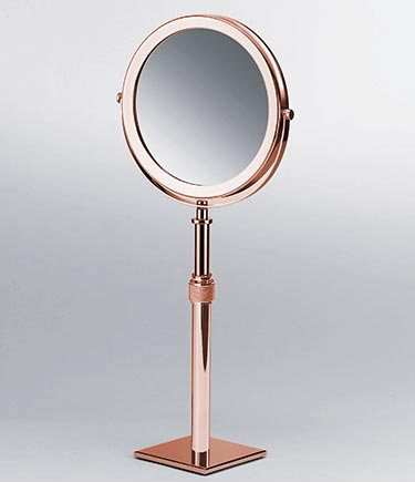 Copper Make Up Mirror (56D)