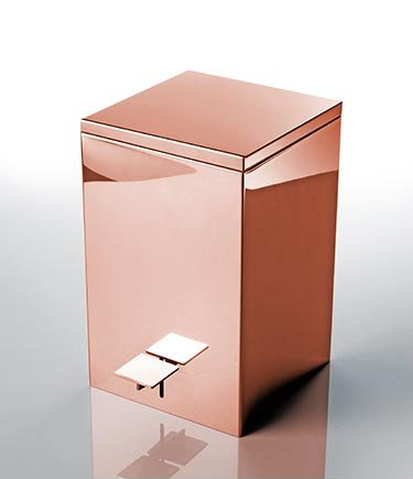 Copper Bathroom Bin (56K)