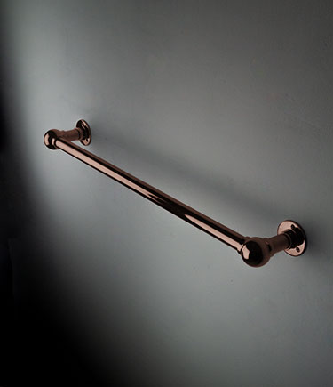 Copper Ball Jointed Grab Towel Bar (150HC)