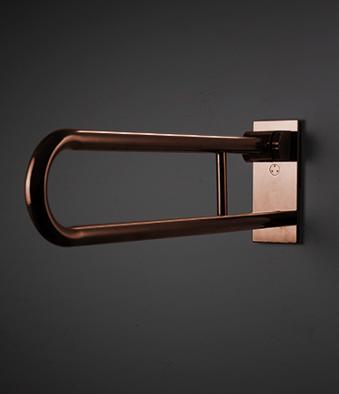 Mode Copper Fixed Hinged Double Grab Bar (CMD5)
