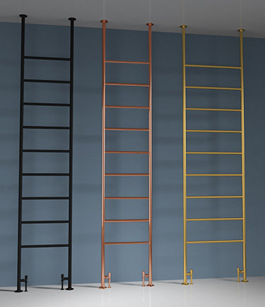 Copper Floor to Ceiling Towel Warmer (59TCP)