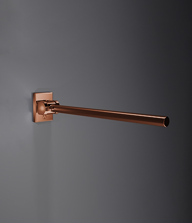Helo Copper Removable Hinged Straight Grab Bar (HCP2)
