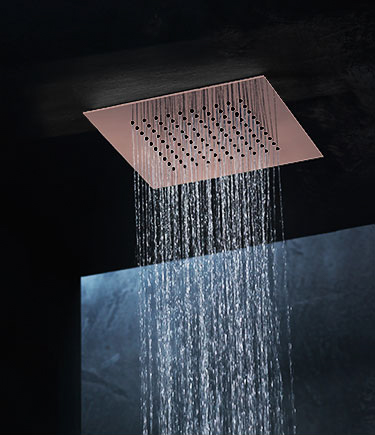 Loft Copper Ceiling Mounted Shower Head (75TC)