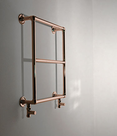 Copper Heated Towel Rails