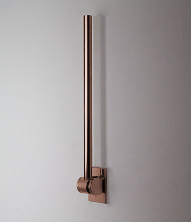 Copper Removable Hinged Modern Grab Bar (159CP)