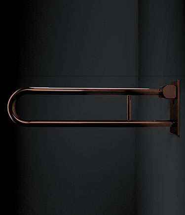 Copper Removable Hinged Grab Bar (154CP)
