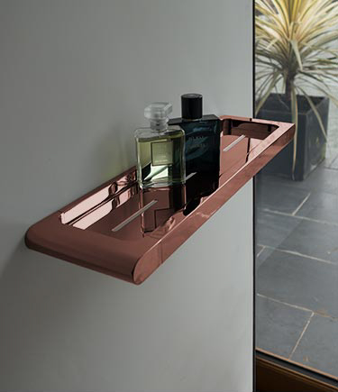 Spa Copper Bathroom Shelf (162DC)