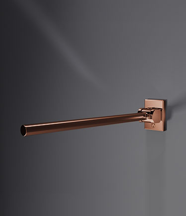 Etch Copper Removable Hinged Straight Grab Bar (CET2)