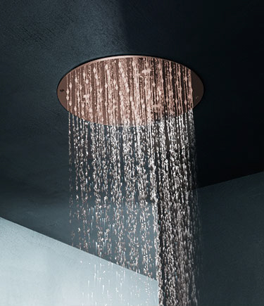 Studio Copper Rainfall Shower Head (75UC)