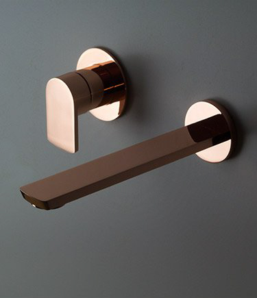 Copper Wall Mounted Basin Tap (35BB)