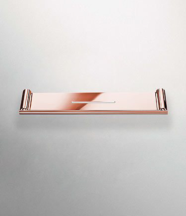 Copper Wall Mounted Bathroom Shelf (56E)