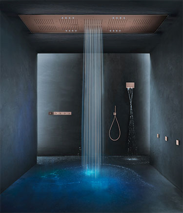 XXL Copper Ceiling Shower Head (75XC)