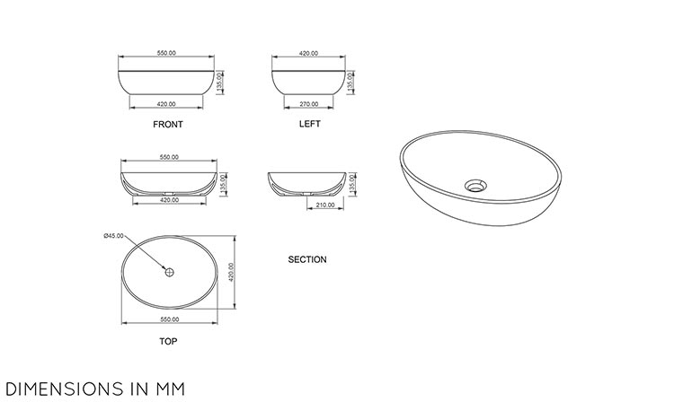 Designer Counter Top Wash Basins | Contemporary Counter Top Basins