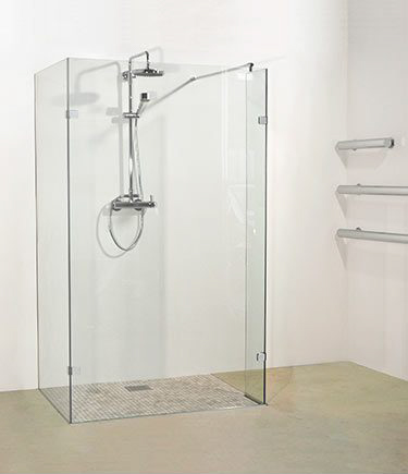 Crest Walk In Frameless Shower (68R)