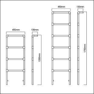 Towel radiator height cheap from floor