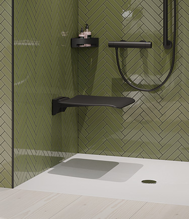 Deluxe Removable Fold Up Shower Seat (82LR)