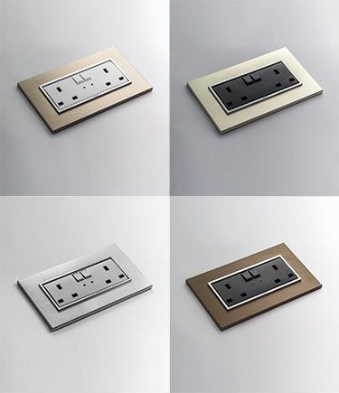 Metallic Plug Sockets (123P)