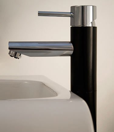 Ebony Extended Basin Mixer Tap (35C)