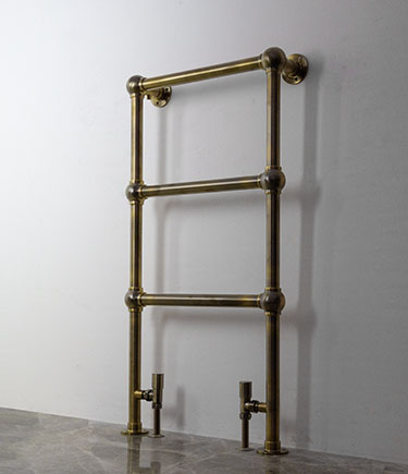 Antique Brass Eden Ball Jointed Towel Rail (57LAB)