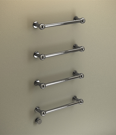 Stainless Floating Ball Jointed Towel Radiator (165G)