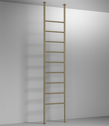 Brass Floor to Ceiling Towel Warmer (59TBR)