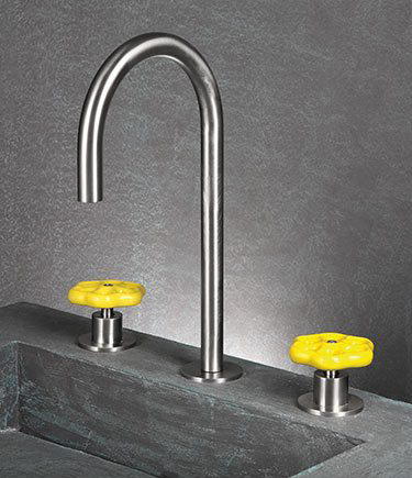 Flower Deck Mounted Basin Taps (56FL)