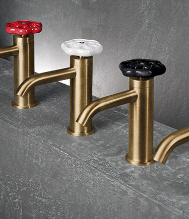 Flower Brass Basin Tap (30FL)