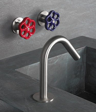 Flower Wall Taps & Spout (55FL)