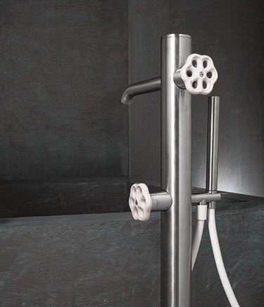 Flower Freestanding Bath Tap (58FL)