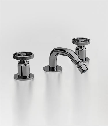 Forge Black Chrome 3-Piece Bidet Tap (87MBC)