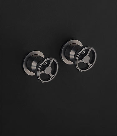 Forge Black Chrome Manual Shower Valve (87QBC)