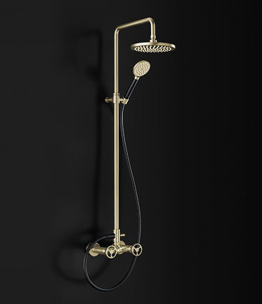 Forge Brass Shower Column (87RB)