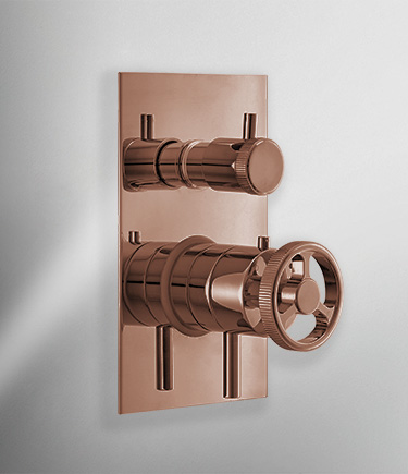 Forge Copper Thermostatic Shower Valve (87PC)