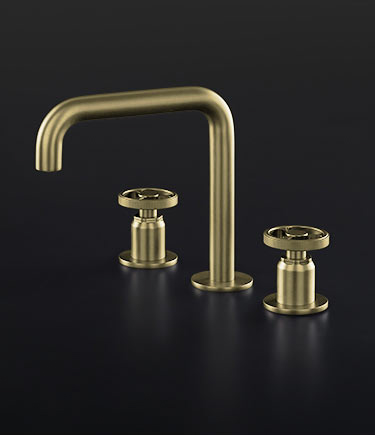 Forge Brass 3-Piece Deck Basin Tap (87GB)