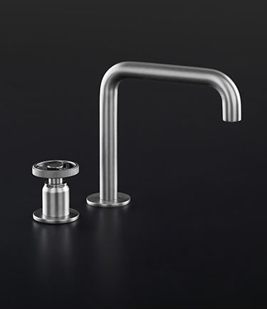 Forge Chrome Deck Basin Spout & Mixer (87C)