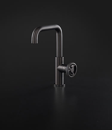 Forge Black Chrome Taps Collection