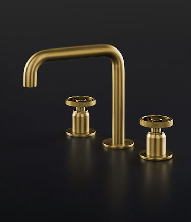Forge Gold 3-Piece Deck Basin Tap (87GG)