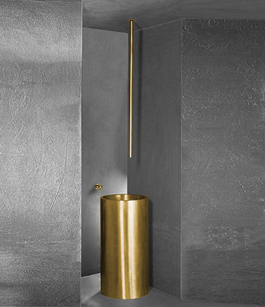 Forge Gold Ceiling Mounted Basin Spout (87EG)