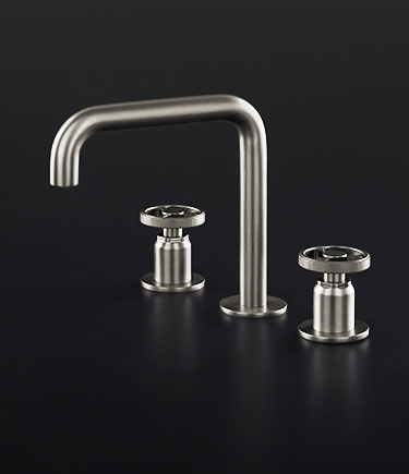 Forge Nickel 3-Piece Deck Basin Tap (87GN)