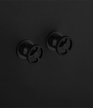 Forge Matt Black Manual Shower Valve (87QMB)