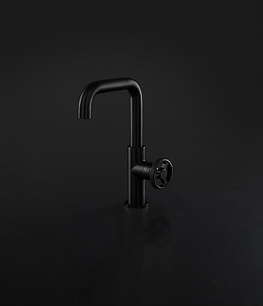 Forge Matt Black Basin Mixer (87AMB)