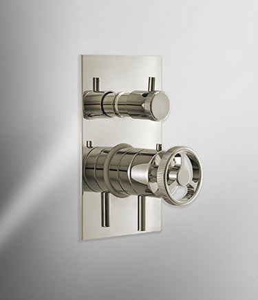 Forge Nickel Thermostatic Shower Valve (87PN)