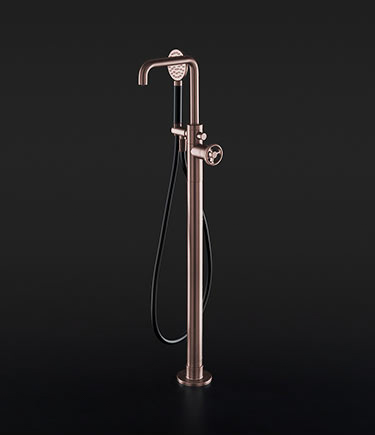 Forge Rose Gold Freestanding Bath Tap (87KRG)