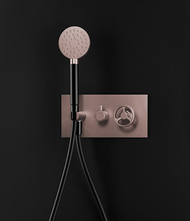 Forge Rose Gold Handheld Shower & Diverter Valve (87NRG)