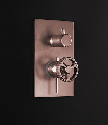 Forge Rose Gold Thermostatic Shower Valve (87PRG)