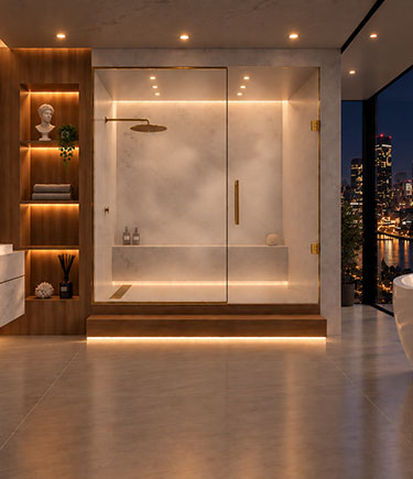 Free View Steam Room Shower Enclosure (69MS)