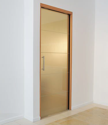 Glass Sliding Pocket Door for Bathrooms  (72D)