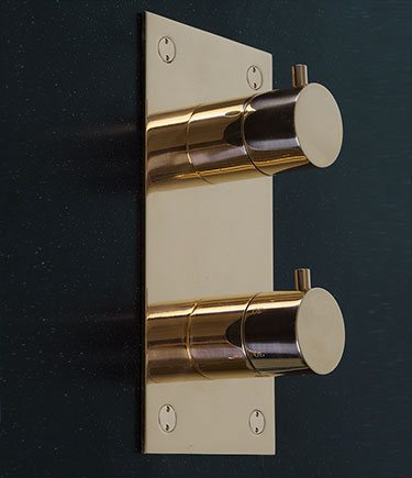 Kara Gold Thermostatic Shower Valve (52JJ)