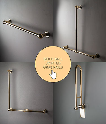 Gold Ball Joint Grab Rails