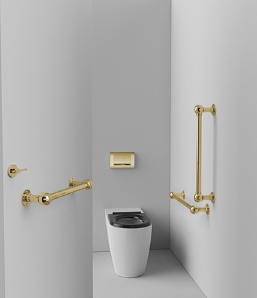 Gold Ball Joint Doc M Ambulant Toilet Pack (723CG)